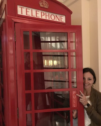 English phone booth